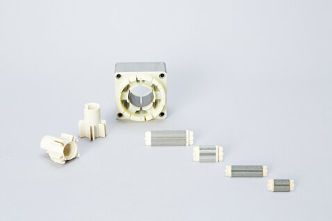 Co-Molded Teeth-Electric Motor Stator Segment